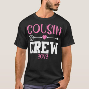 Camiseta Primo Crew 2022 Melhor Primo Moça Rosa
