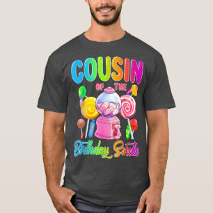 Camiseta Primo da Docinho de aniversário, Garota Adorinha C