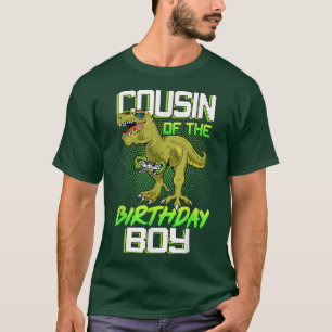 Camiseta Primo da Festa de Vídeo do Aniversário