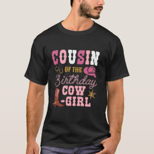 Camiseta Primo da Garota de Aniversário do Pensamento