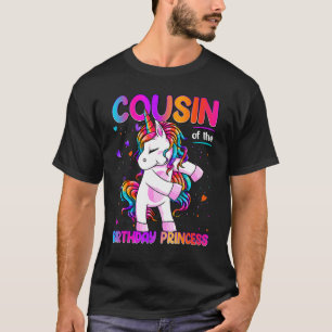 Camiseta Primo da Princesa de Aniversário a Bater Unico