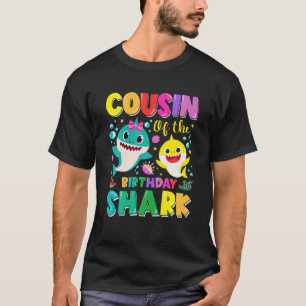 Camiseta Primo Da Rapariga De Aniversário Que Corresponde À