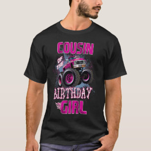 Camiseta Primo da rua do Monstro da Garota de Aniversário