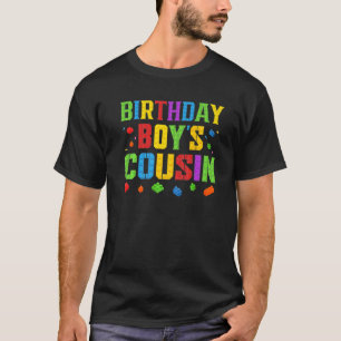 Camiseta Primo de Aniversário Bloqueia Mestre Construtor Br
