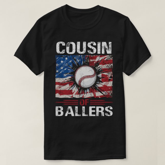 Camiseta PRIMO De Ballers Baseball (Frente do Design)