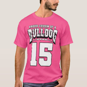 Camiseta Primo De Futebol Do Jogador 15, Orador Do Bulldog