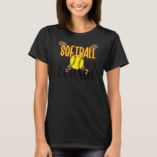 Camiseta Primo De Softball Ortoado De Jogador De Softball 2 (Frente)