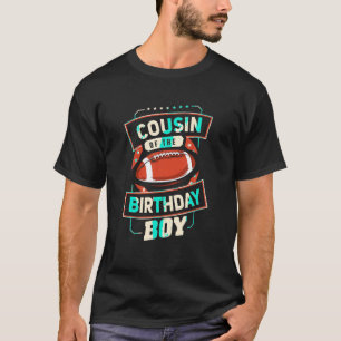 Camiseta Primo do Aniversário do Amante de Futebol do Anive