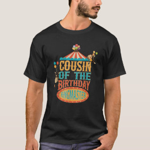 Camiseta Primo Do Aniversário Ringmaster Kids Parte Circus