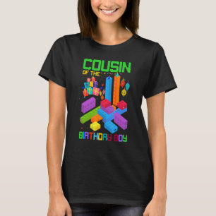 Camiseta Primo Do Bloco De Celebração De Menino De Aniversá