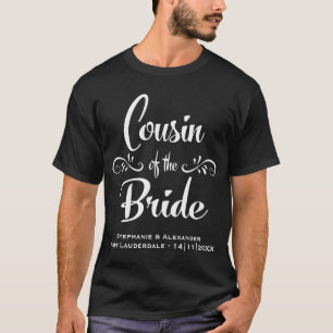 Camiseta Primo do jantar de ensaio engraçado da noiva