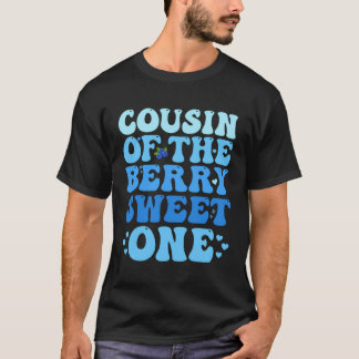Camiseta Primo Do Sweet One First Birthday Sweet Blueb