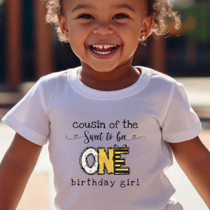 Camiseta Primo do tão doce para ser um aniversário