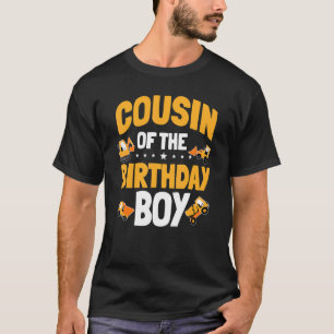Camiseta Primo Do Trabalhador De Construção De Menino De An