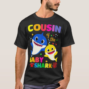 Camiseta Primo Do Tubarão-Bebê Tubarão-Primo De Anivers