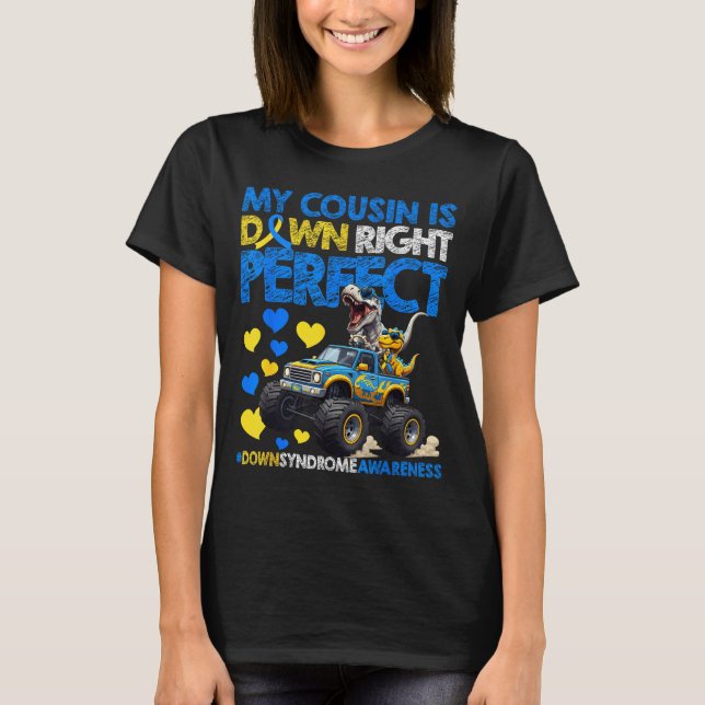 Camiseta Primo é absolutamente perfeito síndrome de down (Frente)