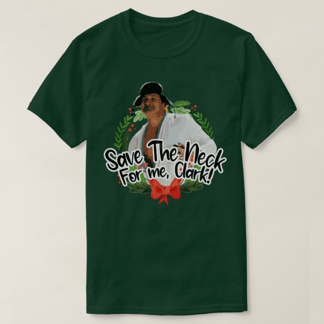 Camiseta Primo Eddie férias de natal TShirt (Frente do Design)