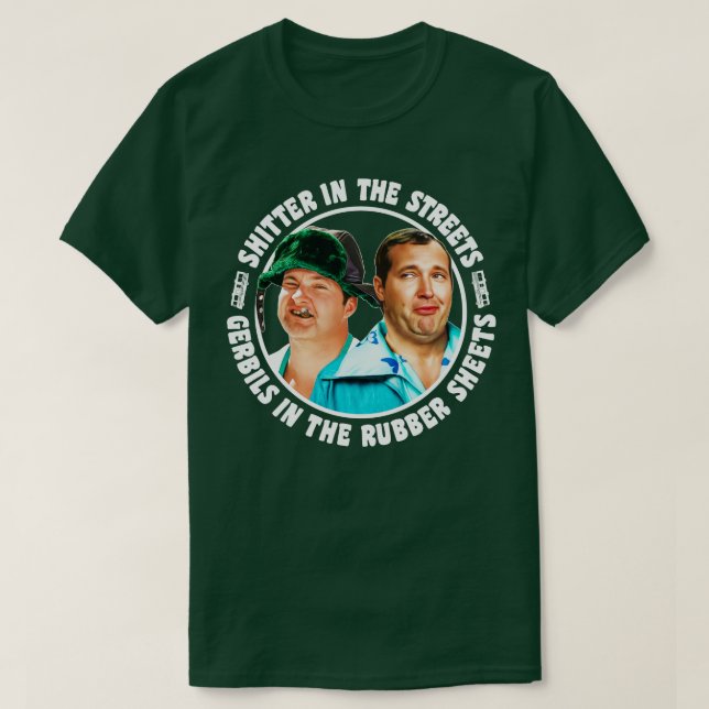 Camiseta Primo Eddie nas ruas e folhas (Frente do Design)