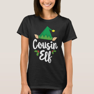 Camiseta Primo Elf Xmas Foto de Grupo Correspondente Famíli