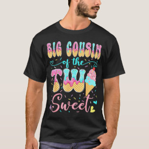 Camiseta Primo Grande Dos Dois Doces Sorvete De Aniversário