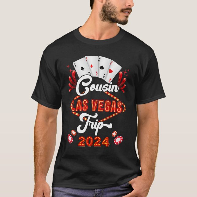 Camiseta Primo Las Vegas Trip 2024 Family Squad Vacation M (Frente)