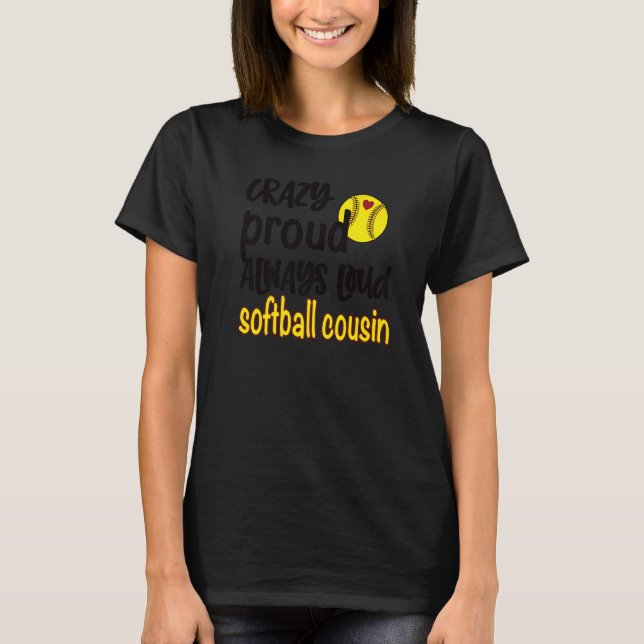 Camiseta Primo Louco De Softball Sempre Alto (Frente)