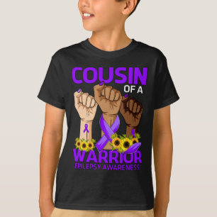 Camiseta Primo-Mão De Um Guerreiro Epilepsia Sensibilização