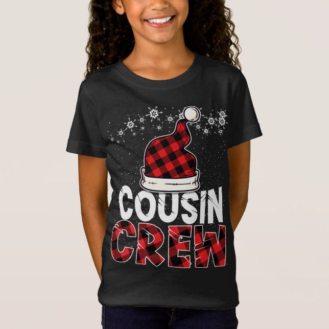 Camiseta Primo Natal Tripulação Buffalo Xadrez Vermelha Pij (Frente)