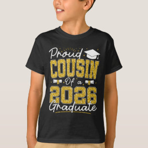 Camiseta Primo Orgulhoso De Um Graduado Senior 2026 Grad F