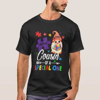 Camiseta Primo Orgulhoso De Um Puzzle Gnome Especial Autism