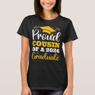 Camiseta Primo Orgulhoso De Uma Formatura Personalizada De 