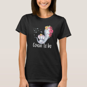 Camiseta Primo Para Ser Chá de fraldas Elefante