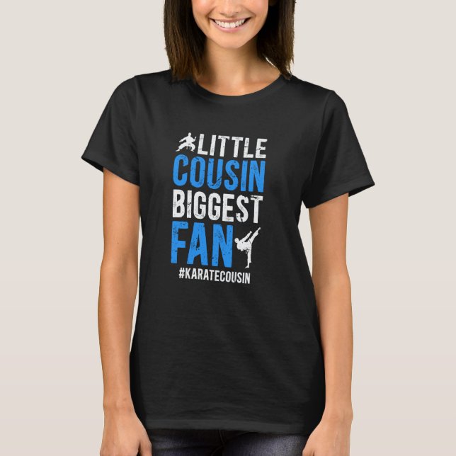 Camiseta Primo Pequeno Clássico Maior Fã Karatê Primo (Frente)