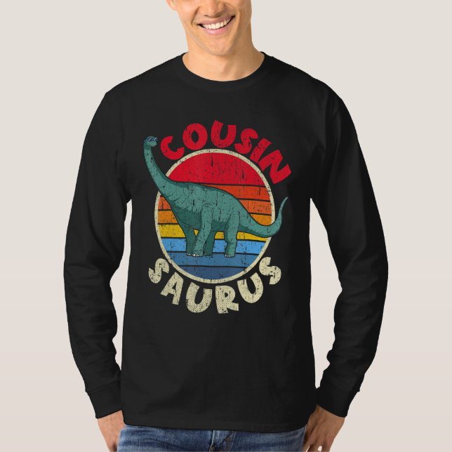 Camiseta Primo Saurus I Brachiosaurus Diplodocuus I Family (Frente)