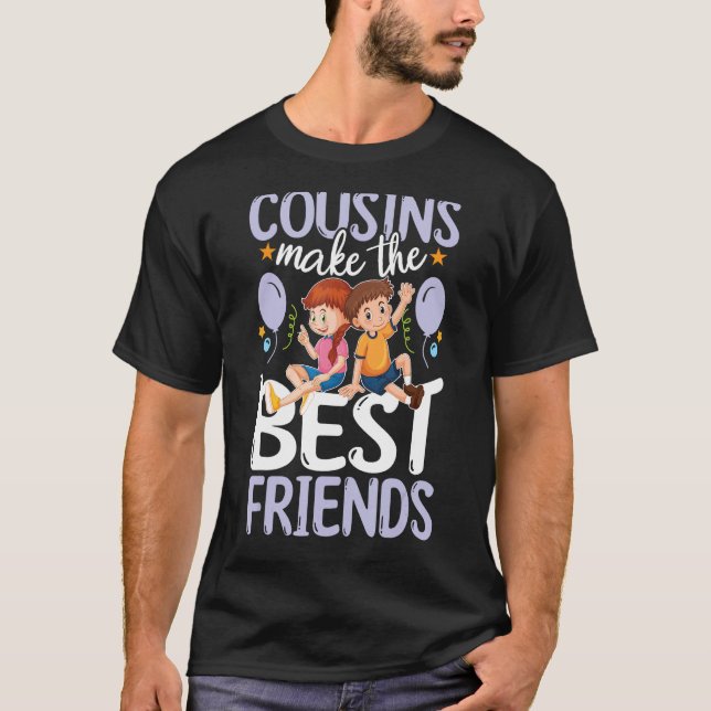 Camiseta Primos Fazem Os Melhores Amigos (Frente)