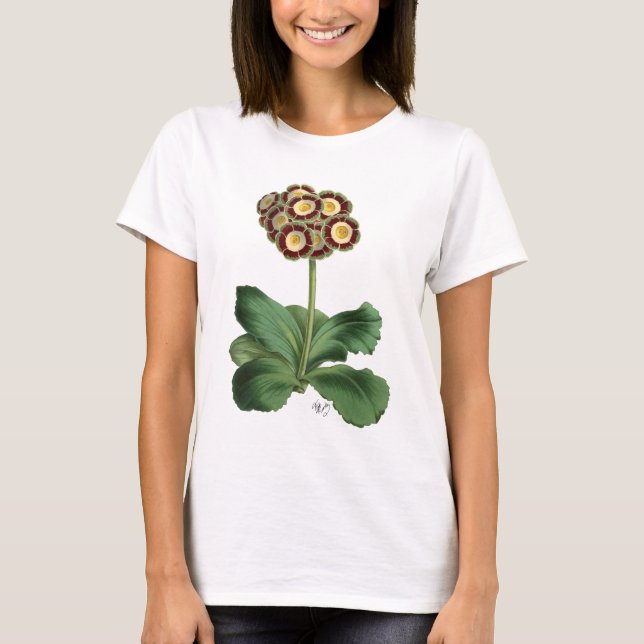 Camiseta Primula Auricula Vermelha (Frente)