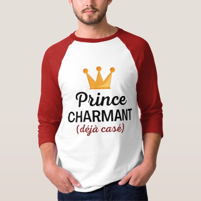 Camiseta Prince charmant déjà casé (Frente)