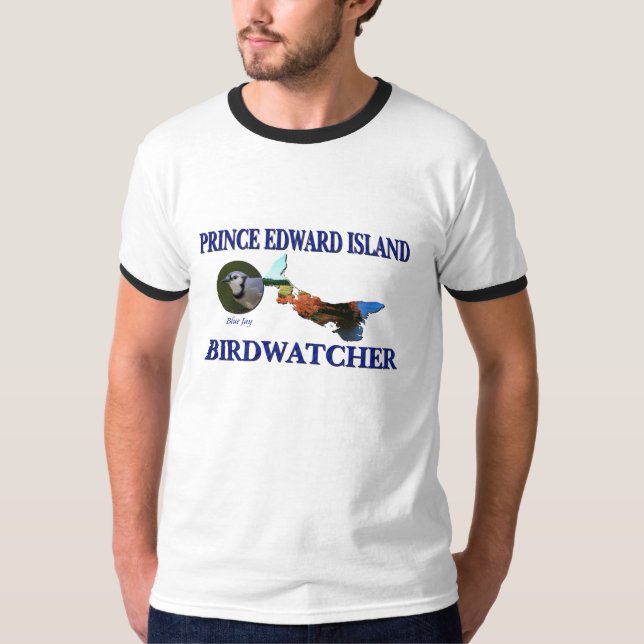 Camiseta Prince Edward Island Birdwatcher (Frente)