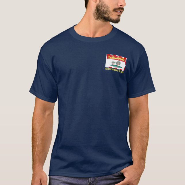 Camiseta Prince Edward Island Flag T-Shirt (Frente)