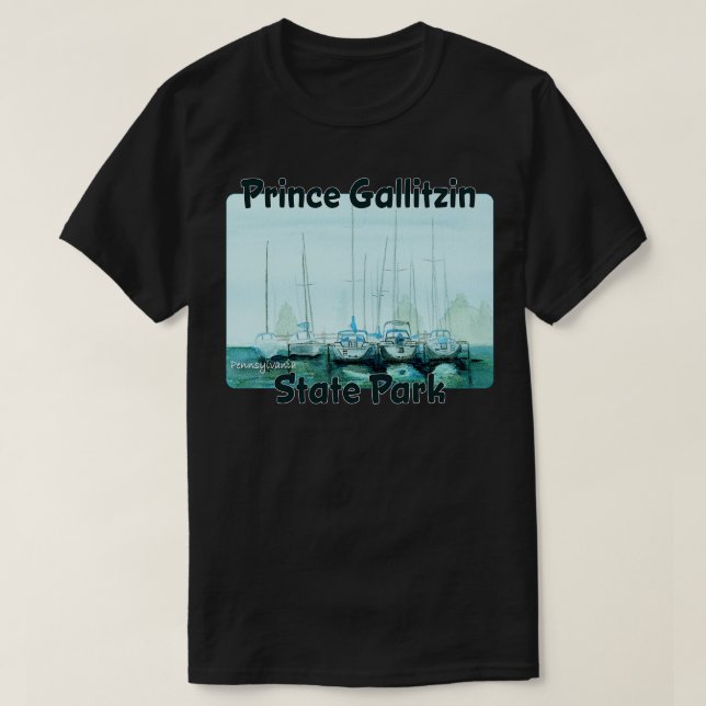 Camiseta Prince Gallitzin State Park Pensilvânia (Frente do Design)