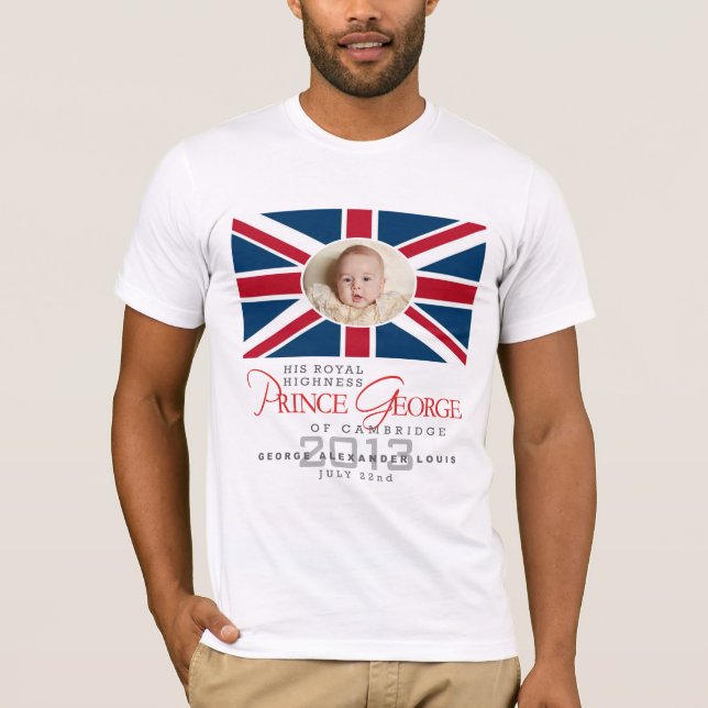 Camiseta Prince George - William & Kate (Frente)