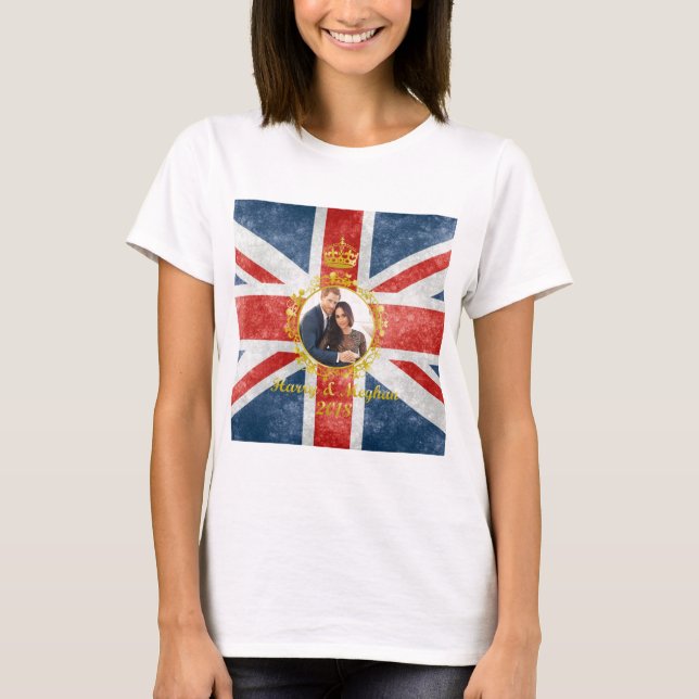 Camiseta Prince Harry e Meghan Markle (Frente)
