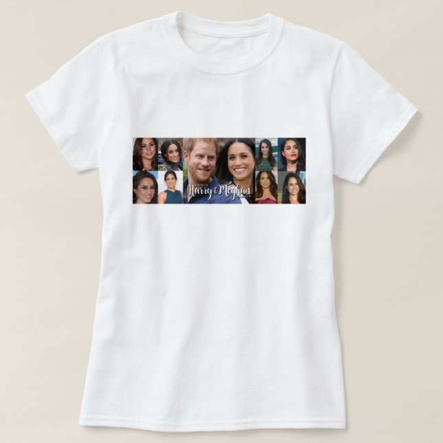 Camiseta Prince Harry & Meghan Markle (Frente do Design)