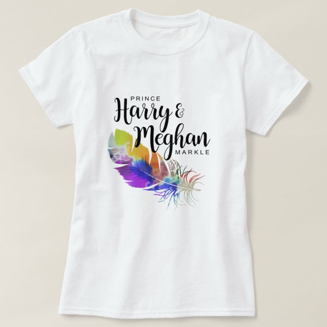 Camiseta Prince Harry & Meghan Markle (Frente do Design)