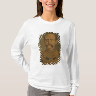 Camiseta Prince Otto Von Bismarck no uniforme do diplomata