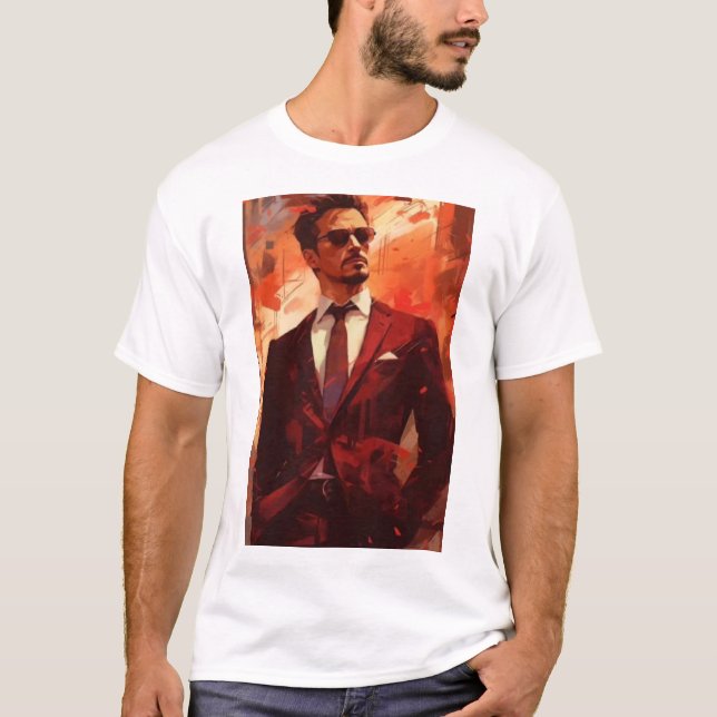 Camiseta PRINCE Tony Stark (Frente)