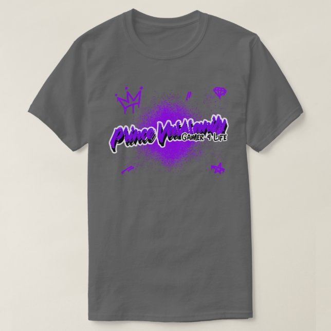 Camiseta Prince Vashsanity Gamer 4 Life (Frente do Design)