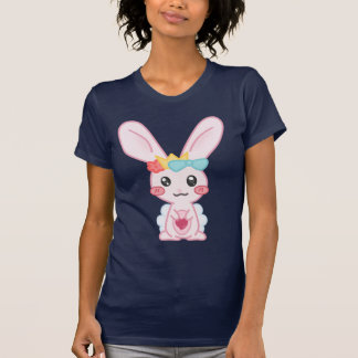 Camiseta Princesa Arco-íris V-Pescoço