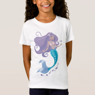 Camiseta Princesa bonita da sereia do tShirt mágico das