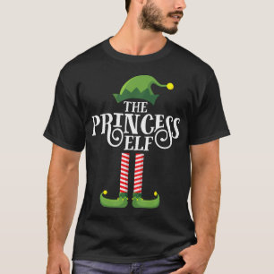 Camiseta Princesa Bonita Elf Matching Family Group Natal